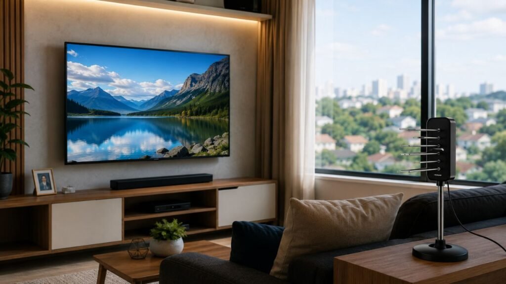 A melhor antena digital para TV pode acabar com travamentos e melhorar muito sua imagem