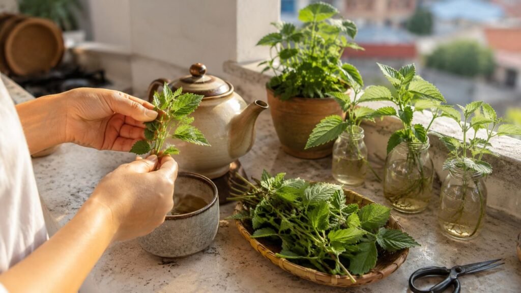 Planta levante chama atenção pelo aroma, uso popular e cultivo fácil em hortas caseiras