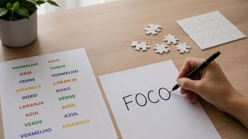 Exercícios para melhorar foco e mente ajudam a treinar memória, atenção e raciocínio rápido hoje