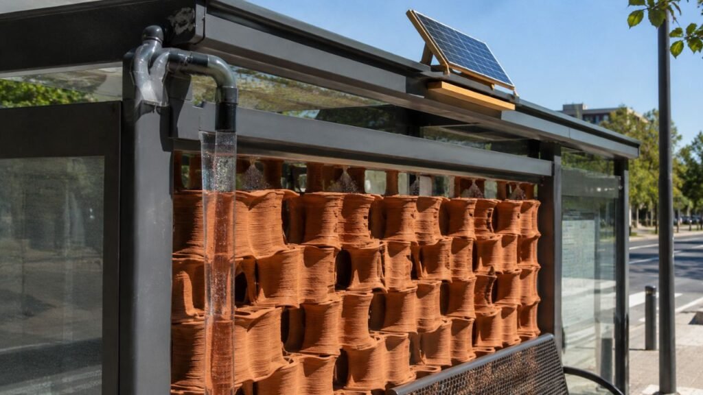 Designers suíços criam tijolos modulares que resfriam espaços urbanos em até 9°C sem usar eletricidade