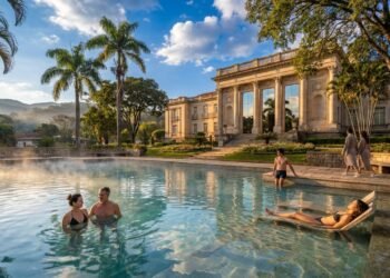 A cidade do interior de Minas que guarda 95% do nióbio do mundo, abriga um castelo neoclássico de 1944 e ainda banha visitantes em águas vulcânicas