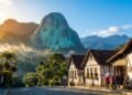 O vilarejo capixaba com clima alpino, arquitetura alemã e os monólitos que mudam de cor 5 vezes ao dia