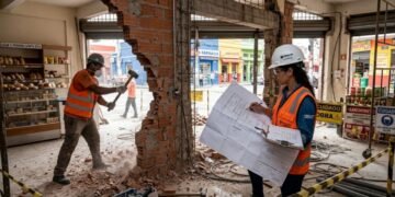Vizinha derruba uma parede para conectar estabelecimento comercial a outro: decisão da justiça impressionou
