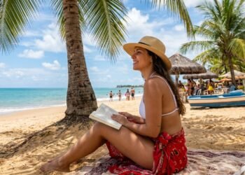 Fundada em 1549 com 5 praias paradisíacas e falésias coloridas: a vila baiana onde os carros param na balsa do Rio Buranhém