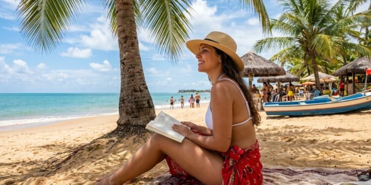 Fundada em 1549 com 5 praias paradisíacas e falésias coloridas: a vila baiana onde os carros param na balsa do Rio Buranhém