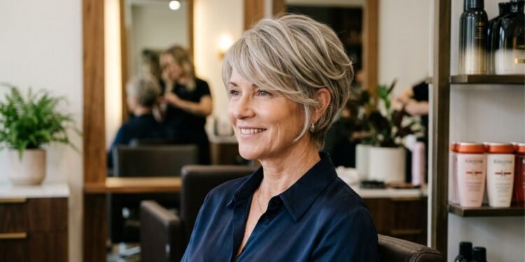 Cortes de cabelo para mulheres acima de 50 anos que rejuvenescem a aparência, dando movimento aos fios