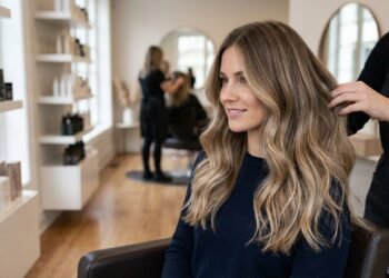 Adeus cabelo inteiro loiro! A nova tendência são as mechas francesas, que deixam o visual elegante e não exigem retoque frequente