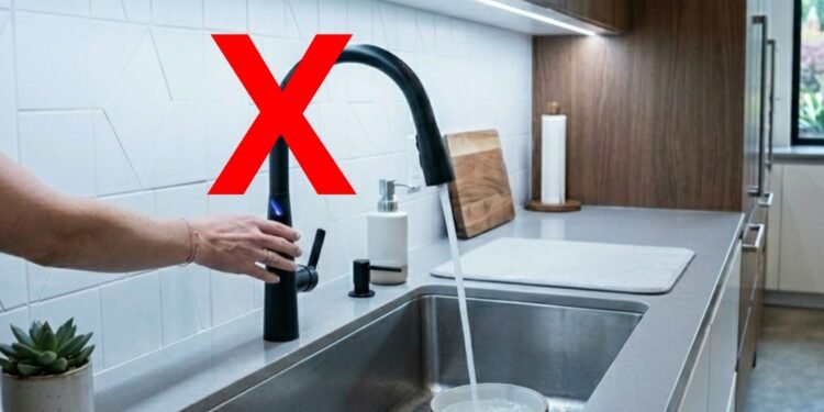 Adeus torneiras comuns! A tendência touchless que está dominando cozinhas e banheiros em 2026