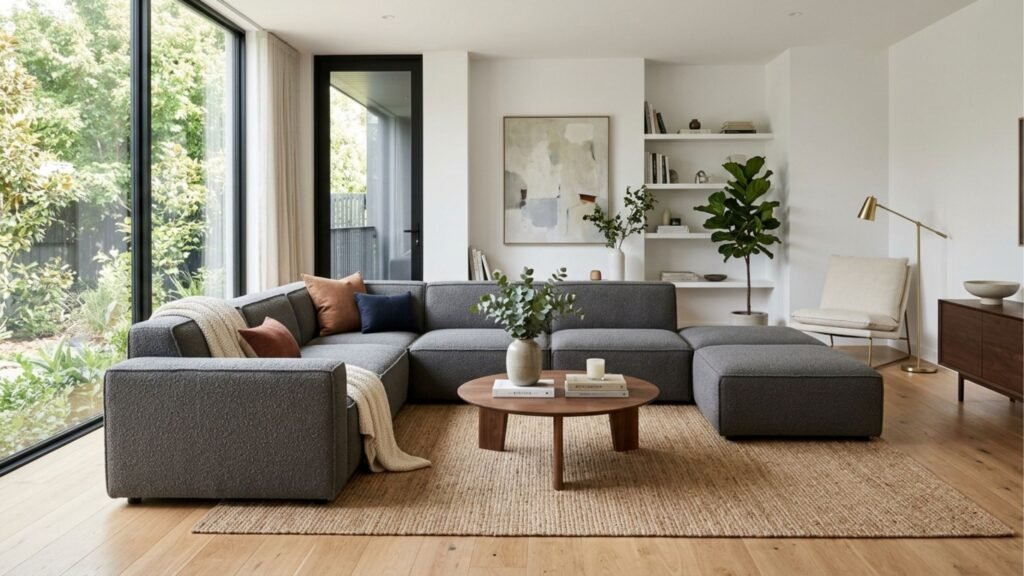 Adeus aos sofás tradicionais fixos: o mobiliário modular que se adapta ao ambiente e muda o layout da sala