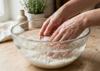 Lavar as mãos com sal e arroz: para que serve e por que é recomendado