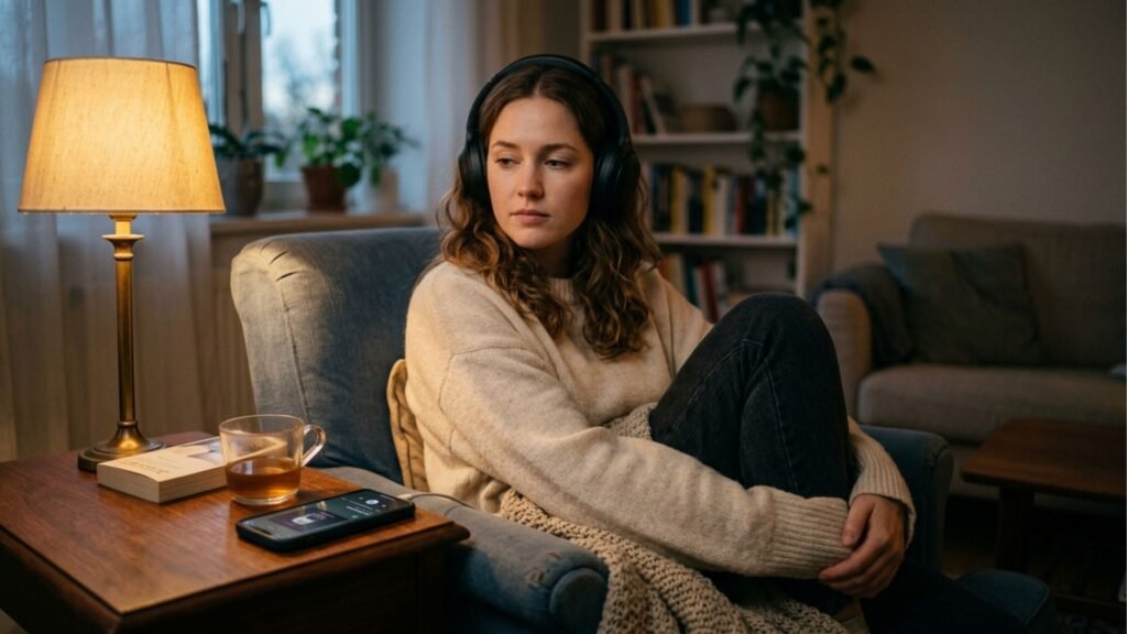 A psicologia sugere que deixar músicas repetindo não é hábito, pode ser autorregulação emocional