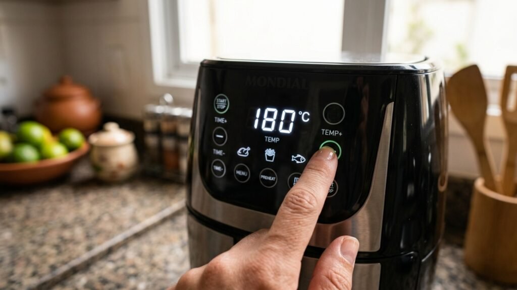 Especialistas alertam para o risco de usar air fryer acima de 180 graus em certos alimentos