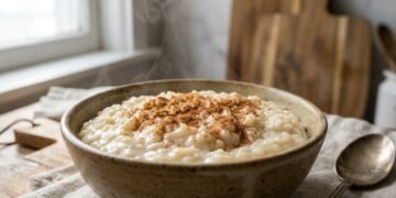 O segredo do arroz doce cremoso está no cozimento lento do amido
