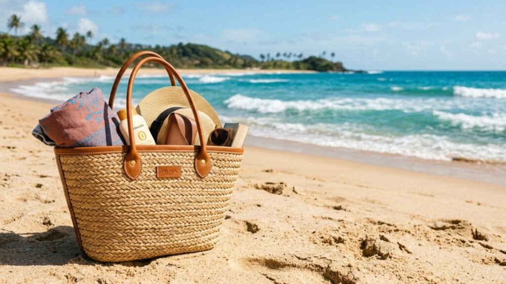 bolsas para a praia