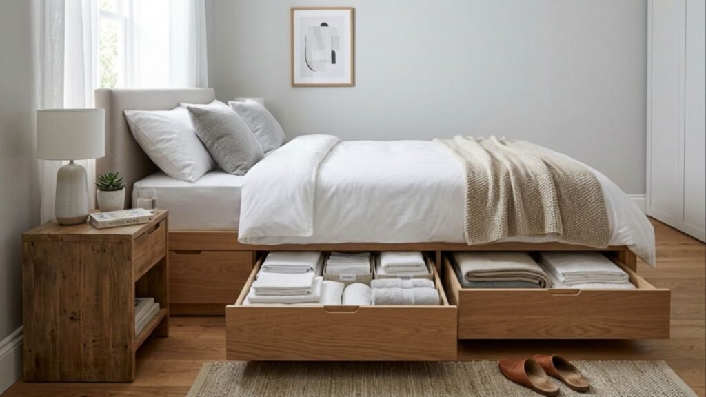 Adeus à cama box tradicional: o modelo com gavetas embutidas que está dominando os quartos em 2026