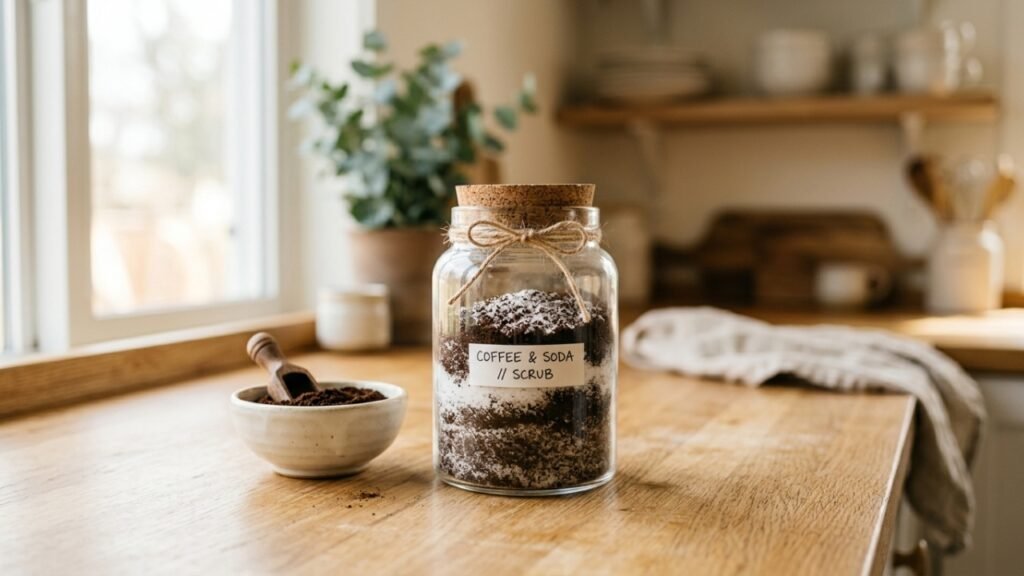 Café usado com bicarbonato ganha novo uso doméstico e muita gente começou a testar em casa