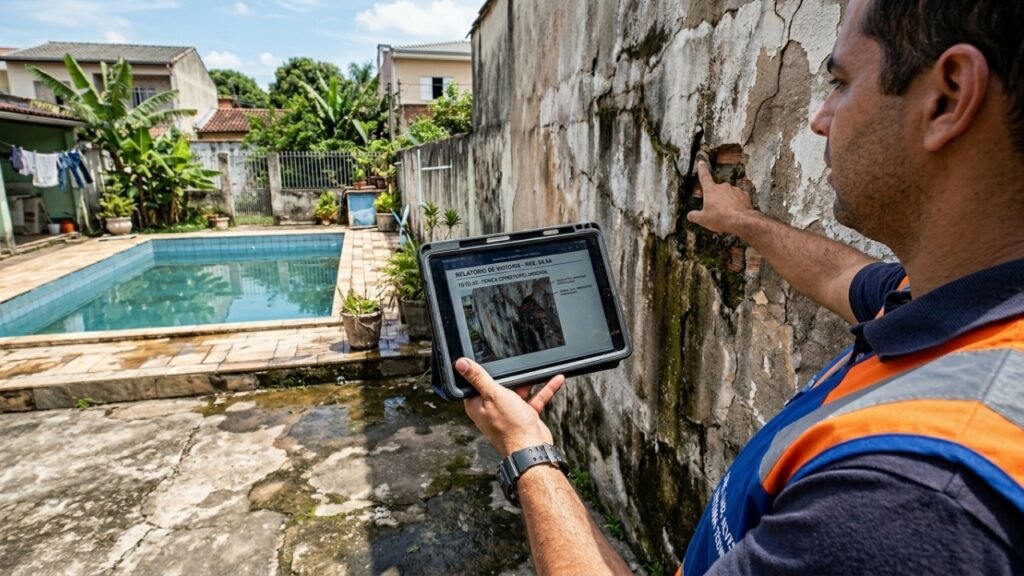 Falha em projeto de piscina gera condenação contra profissionais e abre precedente para indenizações