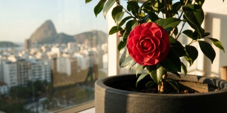 Espécie resistente ao frio mantém varandas floridas durante o inverno