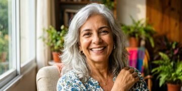 Mistura caseira com somente 2 ingredientes vira o truque semanal preferido para tirar o amarelado do cabelo grisalho