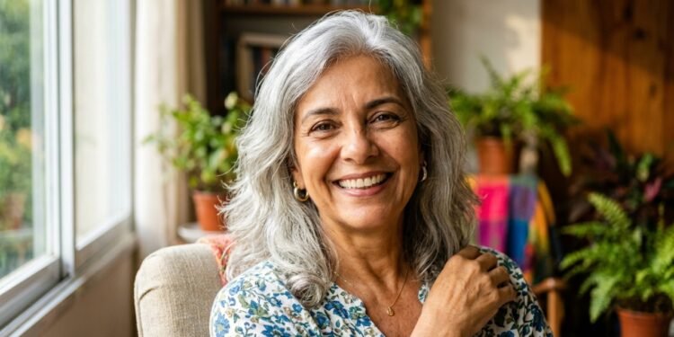Mistura caseira com somente 2 ingredientes vira o truque semanal preferido para tirar o amarelado do cabelo grisalho