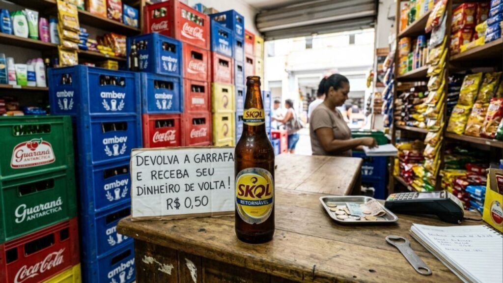 O governo exigirá que bares e restaurantes cobrem uma taxa adicional por cada garrafa, lata ou embalagem que for vendida