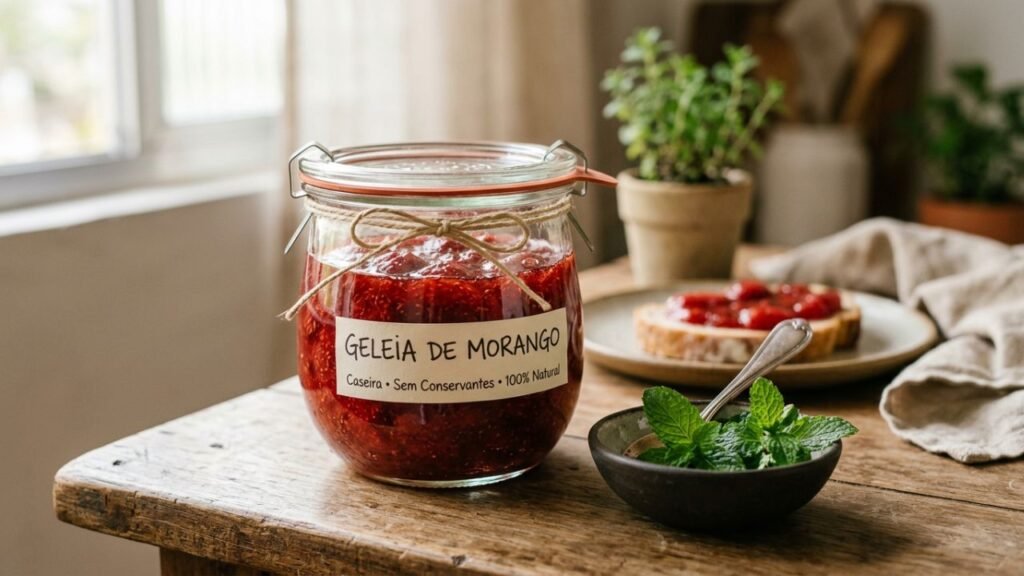 geleia de morango