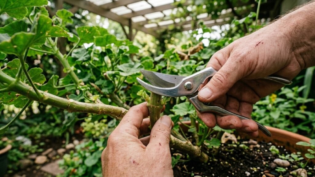 O truque de jardinagem que faz o gerânio florescer muito mais com apenas um corte certeiro