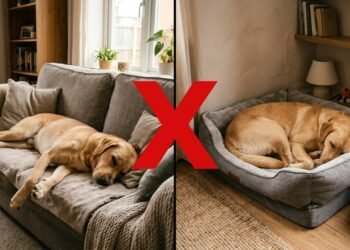 Nem no sofá, nem na sua cama: onde seu cachorro deve dormir para não sentir frio em casa