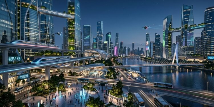 Dubai, Singapura e Xangai mostram como o futuro urbano deixou de parecer ficção científica