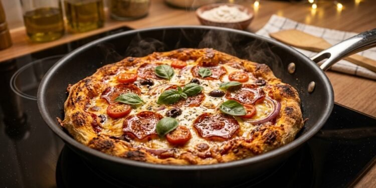 Receita de pizza para aquele momento que bate a fome e a vontade