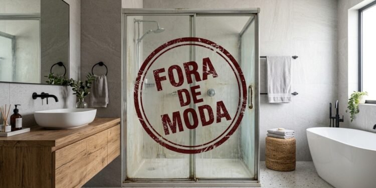 Adeus ao box de chuveiro, as novas tendências mais elegantes e práticas