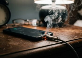 O erro ao carregar o celular que muita gente ignora e pode causar incêndio doméstico