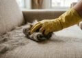 O truque caseiro mais eficaz para remover pelos de pets do sofá e evitar acúmulo de sujeira nos estofados