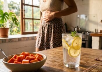 Hábitos simples durante o almoço ajudam a eliminar a sensação de estufamento no abdômen