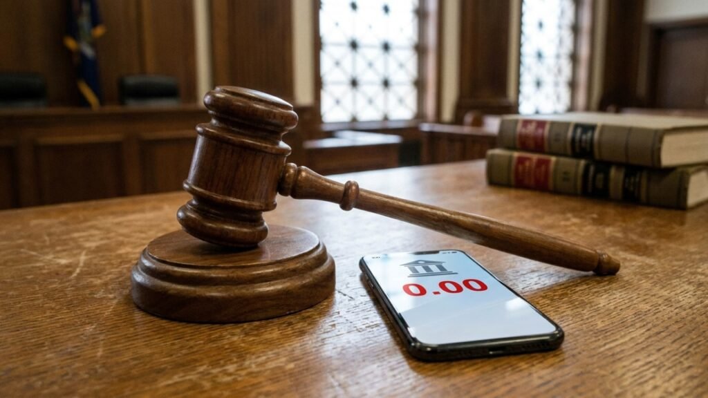 Decisão judicial pune instituição por varredura em conta e alerta para risco sistêmico