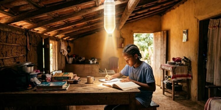 A inovação brasileira que usa garrafa PET e cloro para iluminar lares pelo mundo