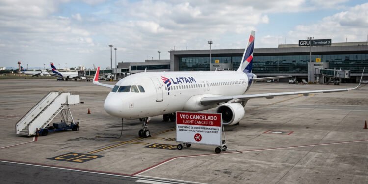 LATAM se juntou à Gol, Azul e à American Airlines e suspendeu todos os voos para este destino; passageiros brasileiros já tinham passagem comprada