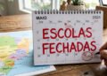 Oficial e confirmado pelas autoridades: fechamento das escolas em maio, não haverá aulas na pré-escola, no ensino fundamental ou no ensino médio