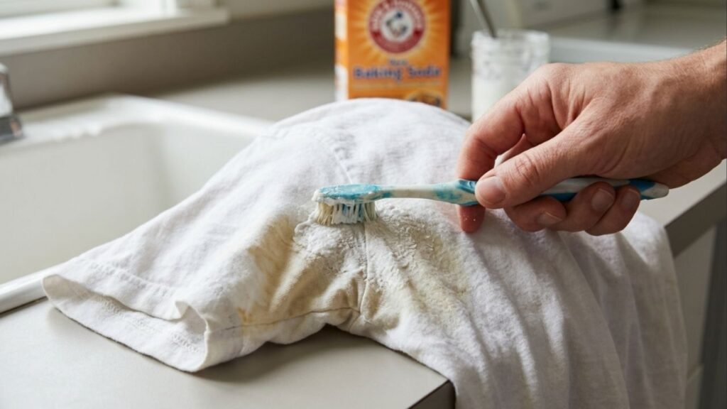 A técnica natural que virou tendência por desencardir roupas brancas amareladas pelo desodorante sem o cheiro forte do cloro