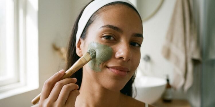 O segredo da argila verde para controlar o brilho e a oleosidade facial