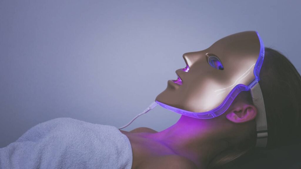 máscara LED facial