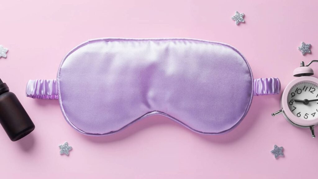 máscara de dormir caseira
