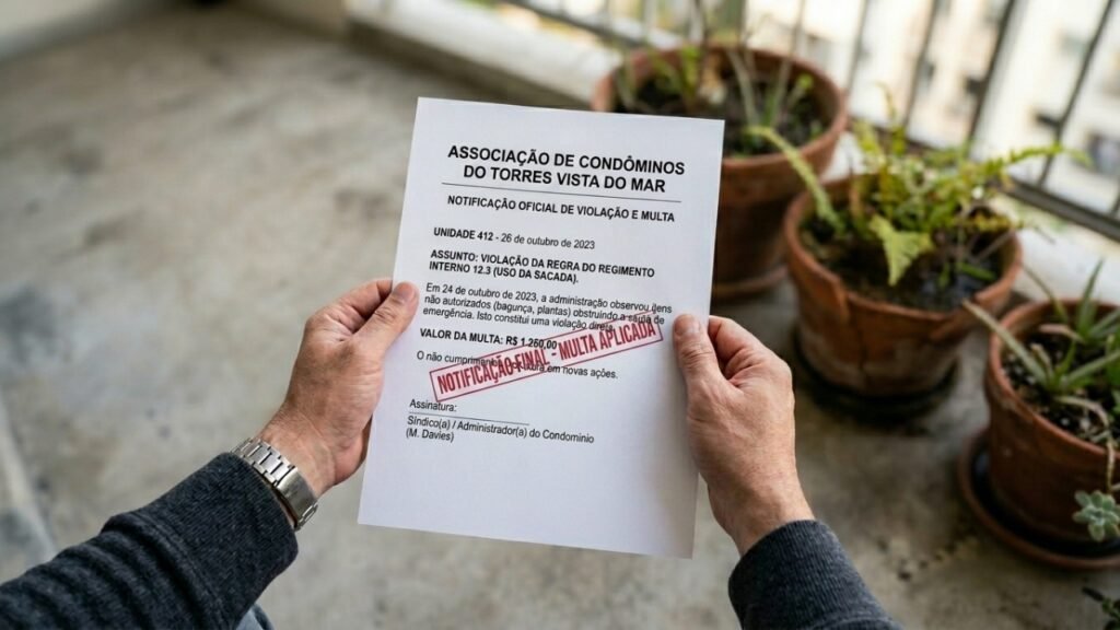 Sujeira causada por plantas na sacada do vizinho pode gerar multa e moradores começam a recorrer