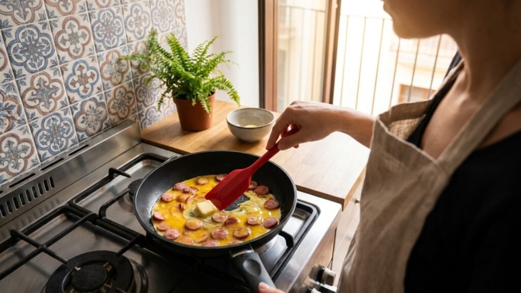Refeição rápida com ovos e salsicha ajuda na saciedade matinal