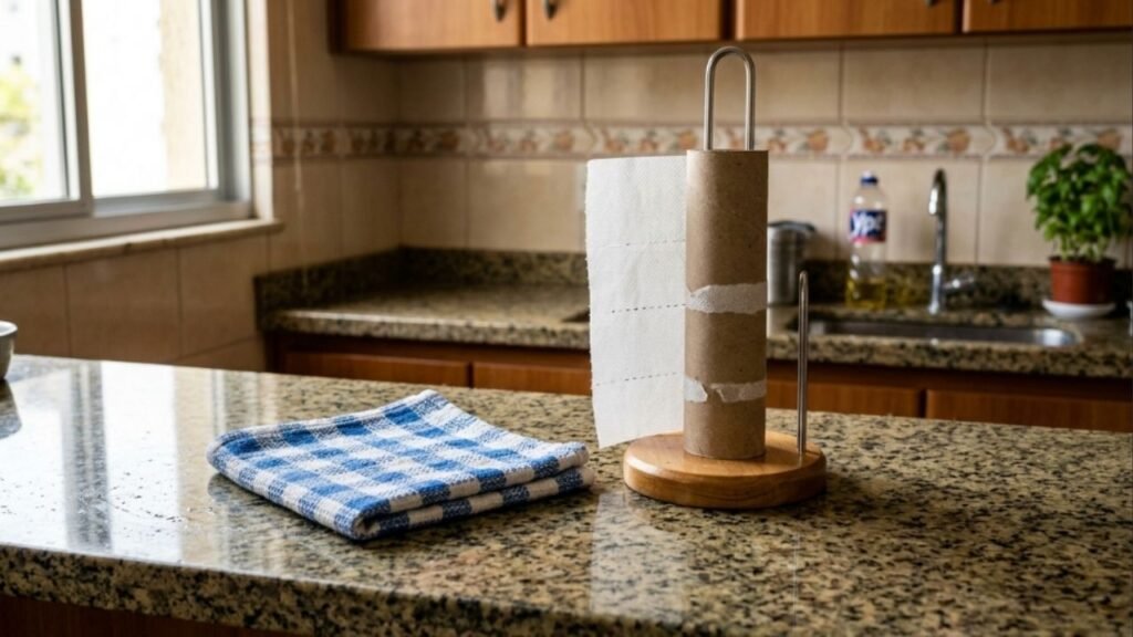Adeus ao papel-toalha: o que está substituindo nas cozinhas modernas e sai mais barato no longo prazo
