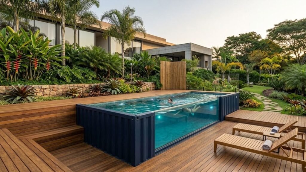 piscina de contêiner