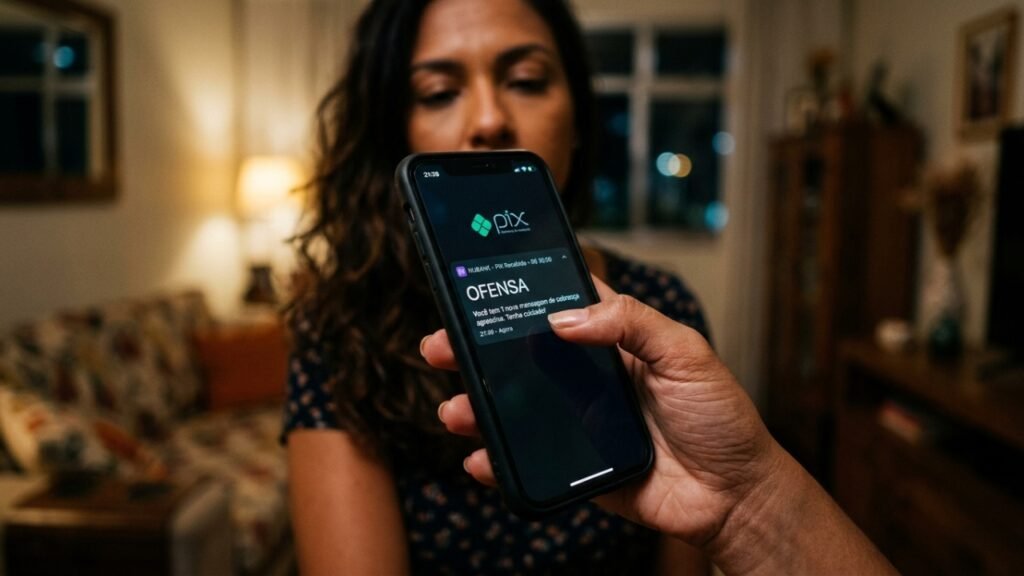 Homem é multado em R$ 6 mil após enviar mensagens ofensivas à ex por meio do Pix