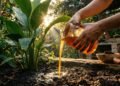 Resíduo orgânico de cozinha transformado em fertilizante potencializa horta e jardim