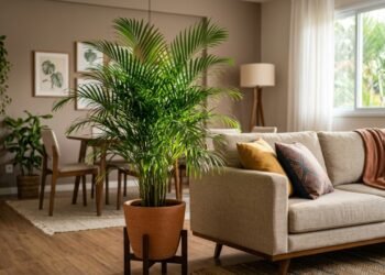 3 plantas tropicais que decoradores usam na sala para filtrar o ar segundo estudos da NASA
