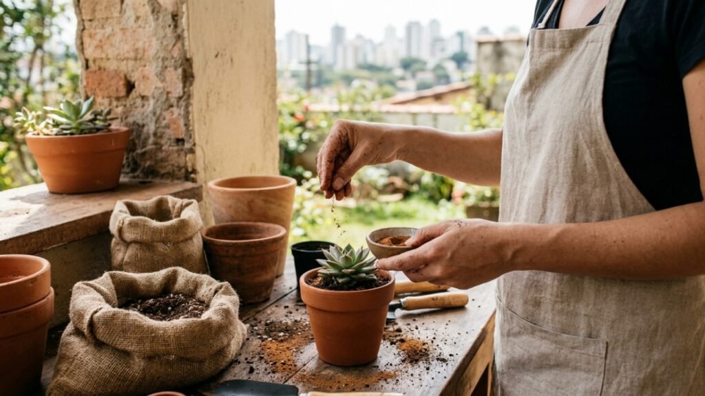 Uso da canela na jardinagem auxilia na cicatrização e saúde das suculentas